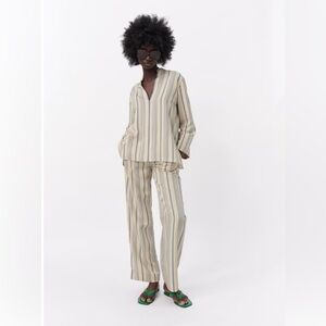 NWT Zara Striped Tunic & Pant Set Sz. Med